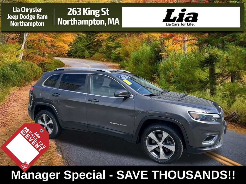 Gray (Granite Crystal Metallic Clearcoat) 2019 Jeep Cherokee SUV / Crossover Four-Wheel Drive 9-Speed Automatic