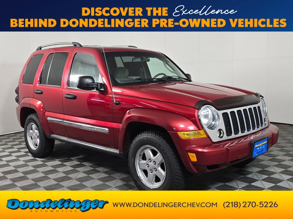 Inferno Red Crystal Pearlcoat 2006 Jeep Liberty SUV / Crossover Four-Wheel Drive 5-Speed Automatic