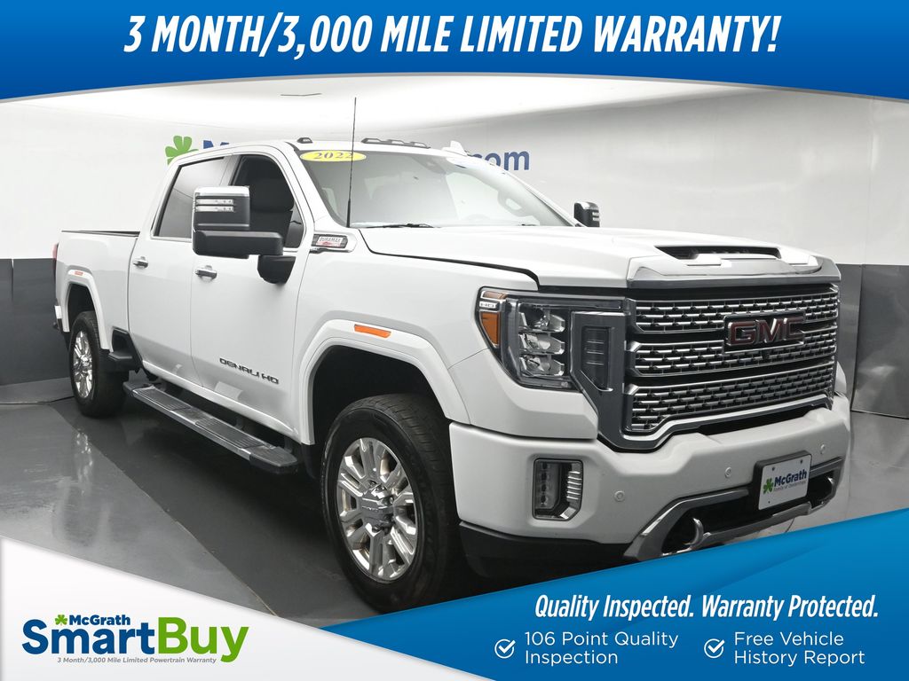 Summit White 2022 GMC Sierra 2500HD Pickup Truck Four-Wheel Drive Automatic