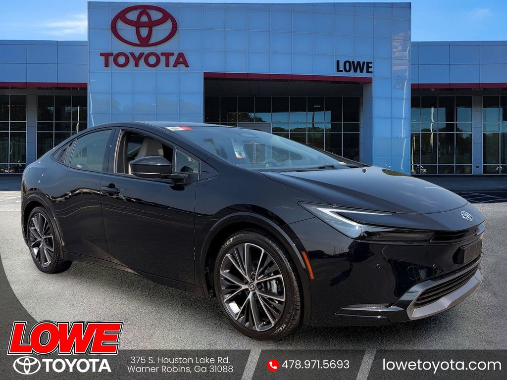 Black 2026 Toyota Prius Hatchback Front-Wheel Drive Continuously Variable Transmission