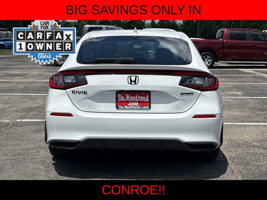 2025 Honda Civic Sport White at Community Toyota