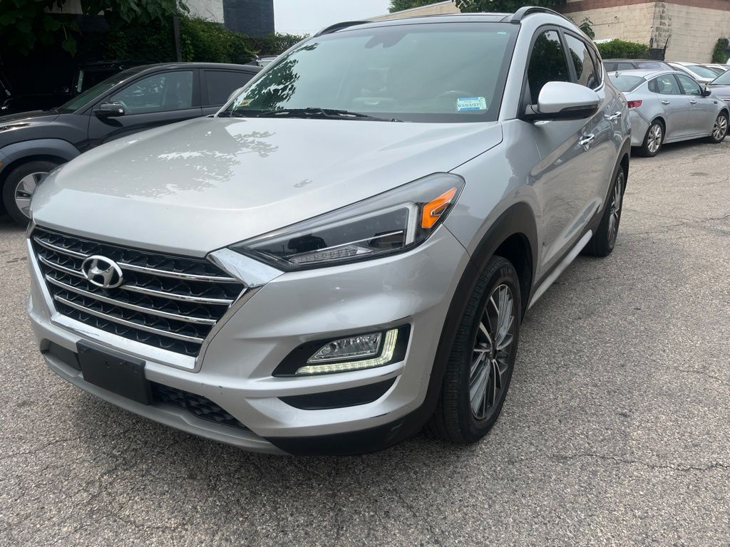 Stellar Silver 2020 Hyundai Tucson SUV / Crossover All-Wheel Drive 6-Speed Automatic