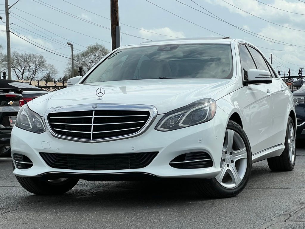 White 2014 Mercedes-Benz E-Class Sedan 7-Speed Automatic