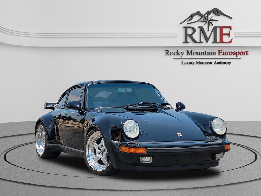 Black 1982 Porsche 911 Coupe 5-Speed Manual