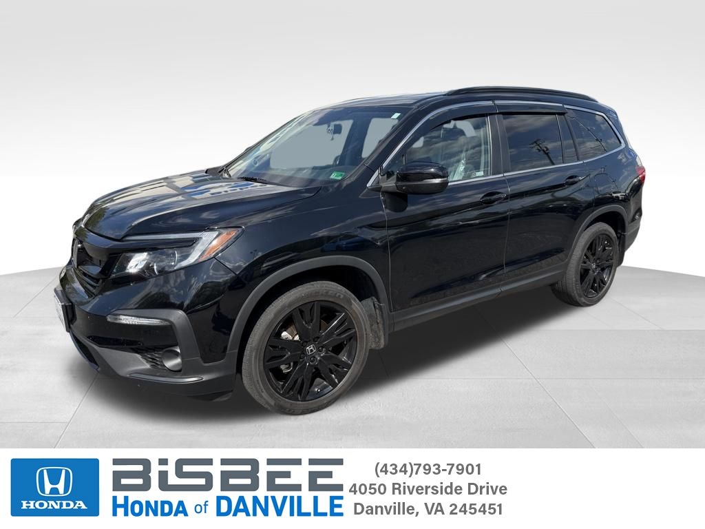 Crystal Black Pearl 2021 Honda Pilot SE AWD SUV / Crossover All-Wheel Drive 9-Speed Automatic