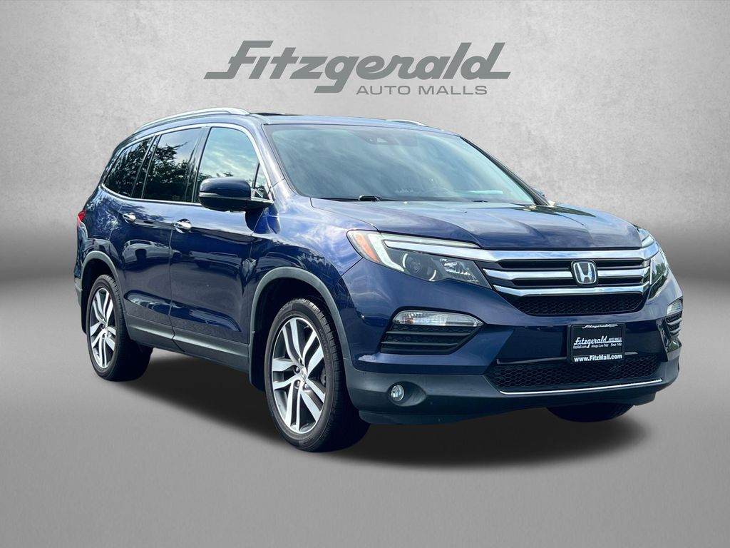Blue 2017 Honda Pilot SUV / Crossover All-Wheel Drive 9-Speed Automatic