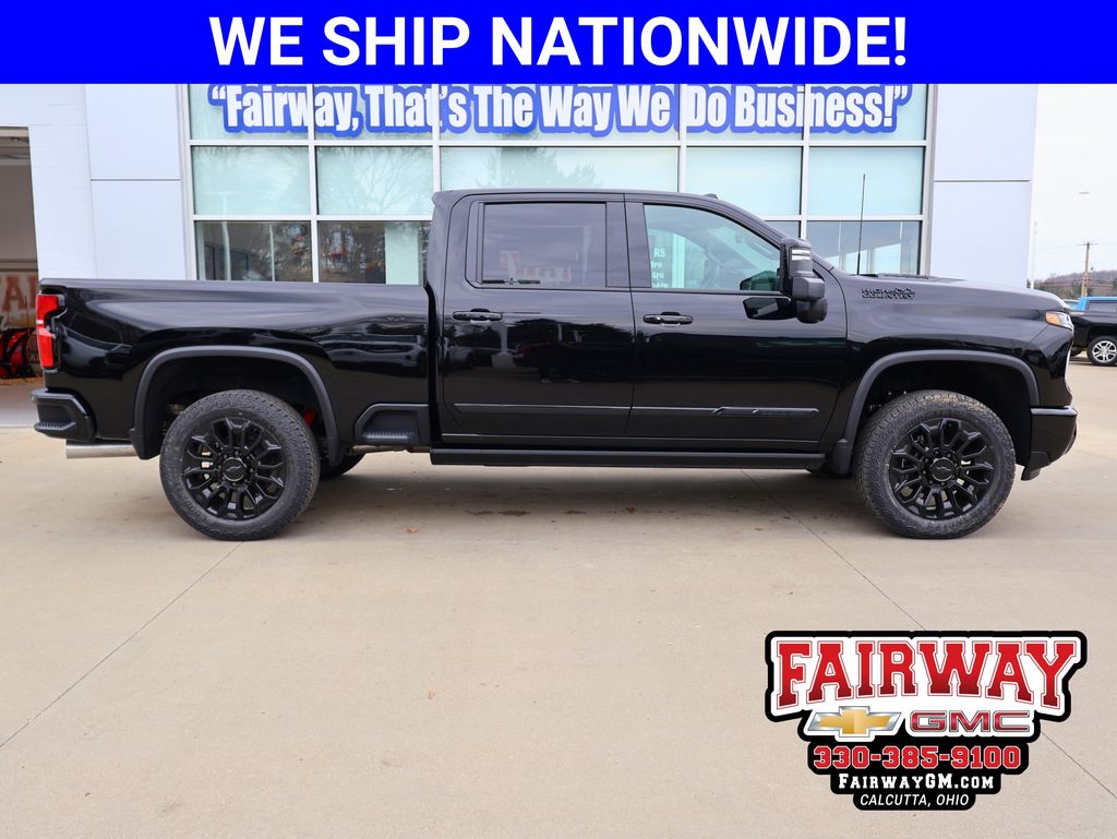 Black 2026 Chevrolet Silverado 2500HD High Country Crew Cab 4WD Pickup Truck Four-Wheel Drive Automatic
