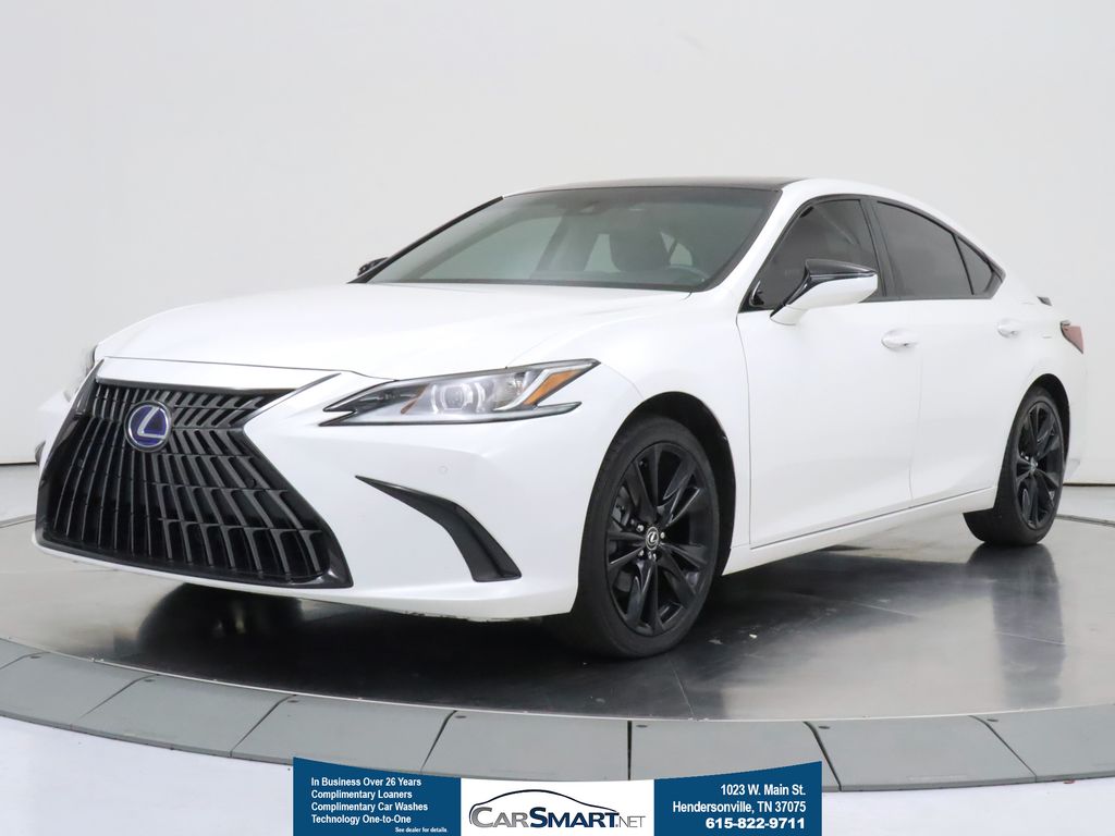 Eminent White Pearl 2022 Lexus ES Hybrid Sedan Front-Wheel Drive Continuously Variable Transmission