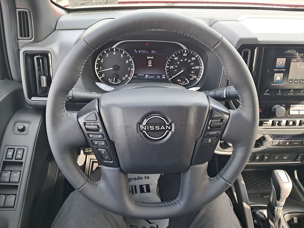 2026 Nissan Frontier SV Red at John Sisson Motors