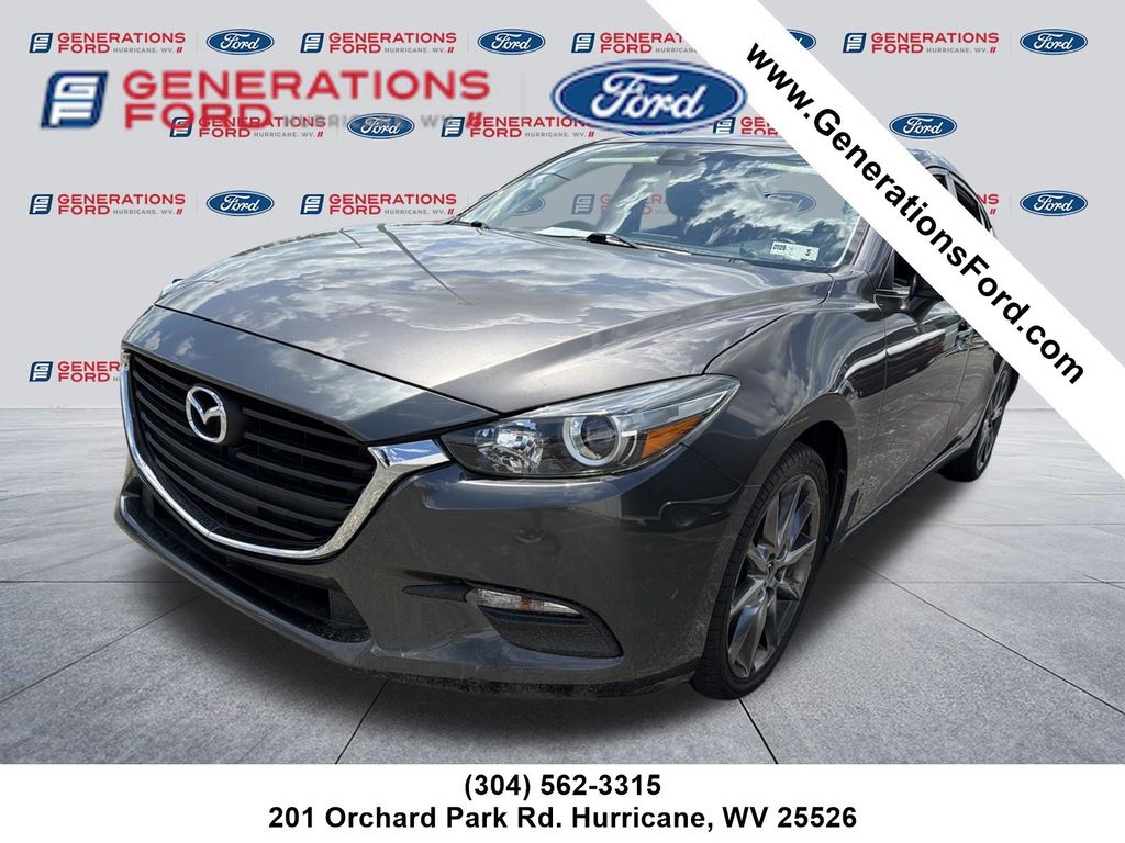 Machine Gray Metallic 2018 Mazda MAZDA3 Sedan Front-Wheel Drive 6-Speed Automatic