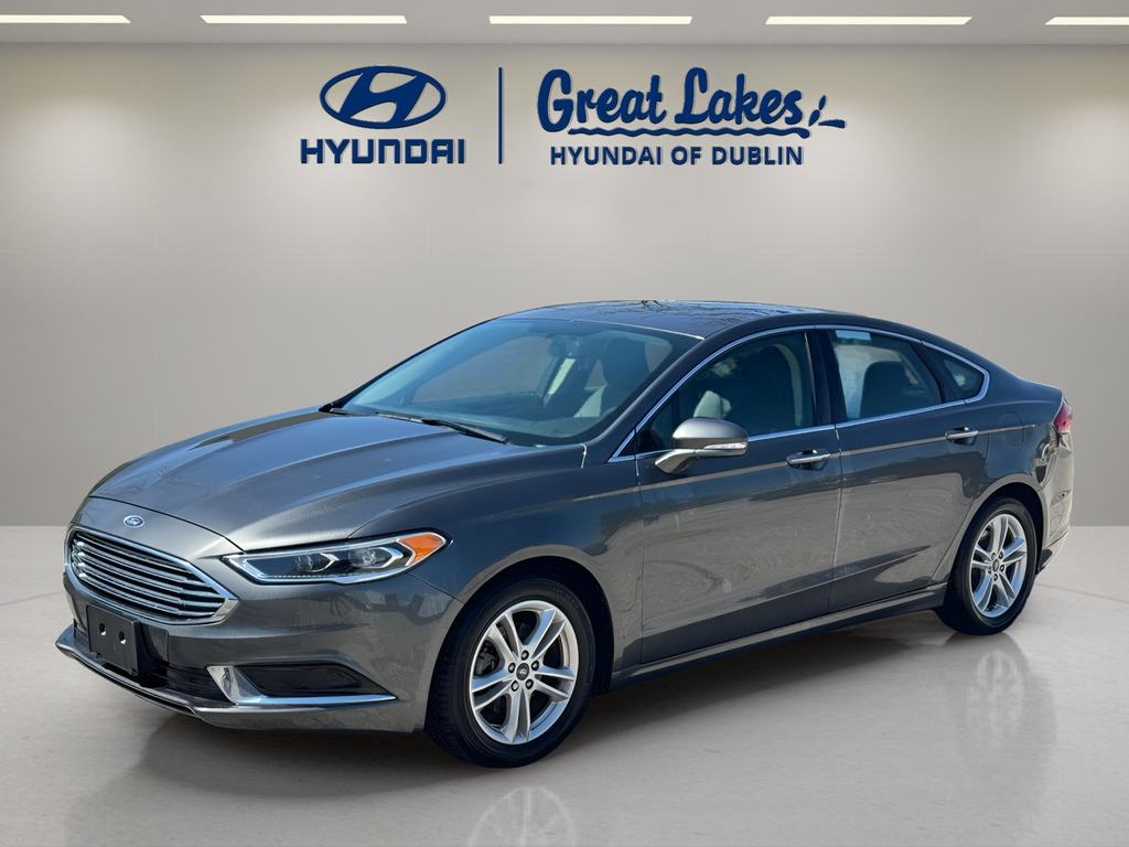 Gray (Magnetic) 2018 Ford Fusion SE Sedan Front-Wheel Drive 6-Speed Automatic