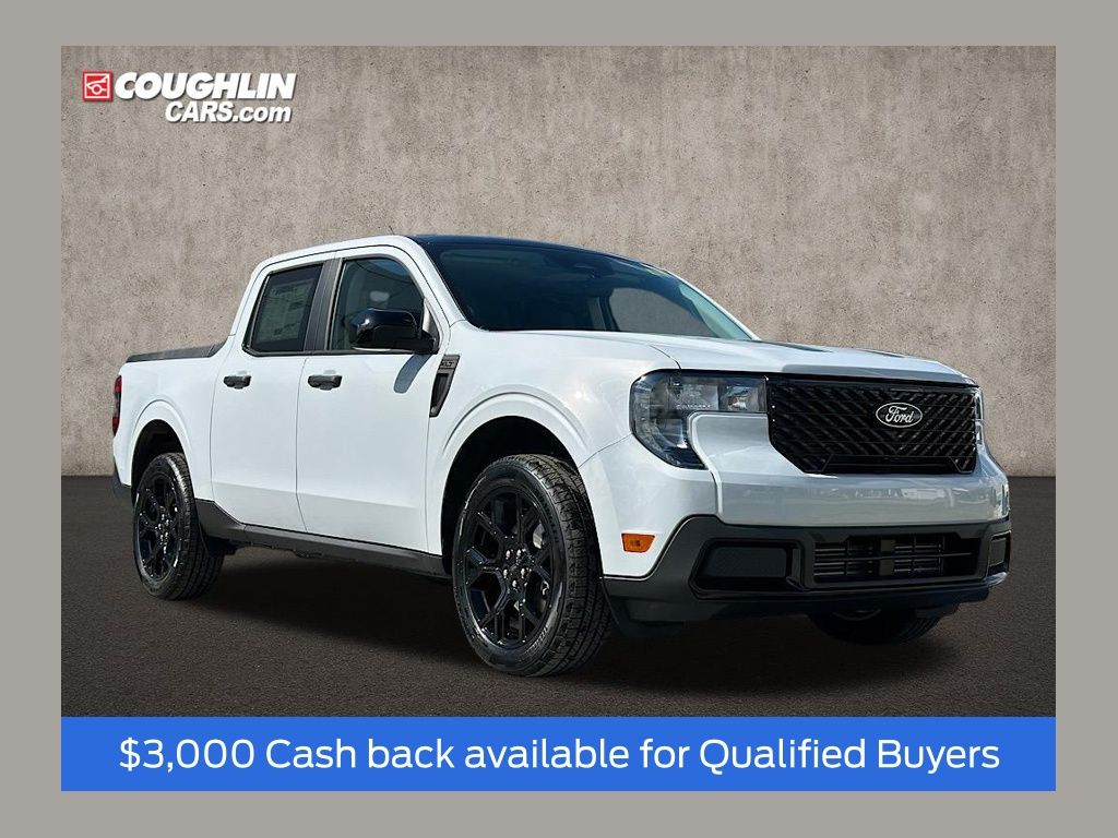 Space White Metallic 2025 Ford Maverick Pickup Truck All-Wheel Drive 8-Speed Automatic