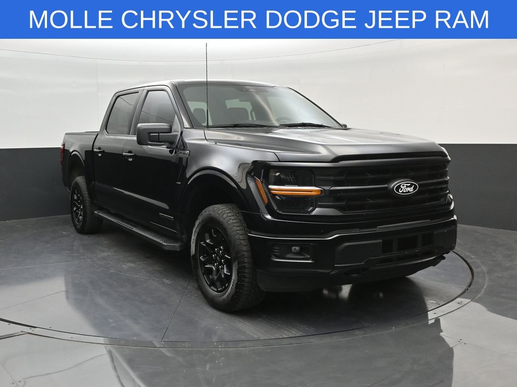 Black Metallic 2025 Ford F-150 Pickup Truck Four-Wheel Drive Automatic