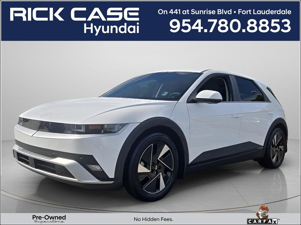 Atlas White 2025 Hyundai Ioniq 5 SUV / Crossover Rear-Wheel Drive 1-Speed Automatic