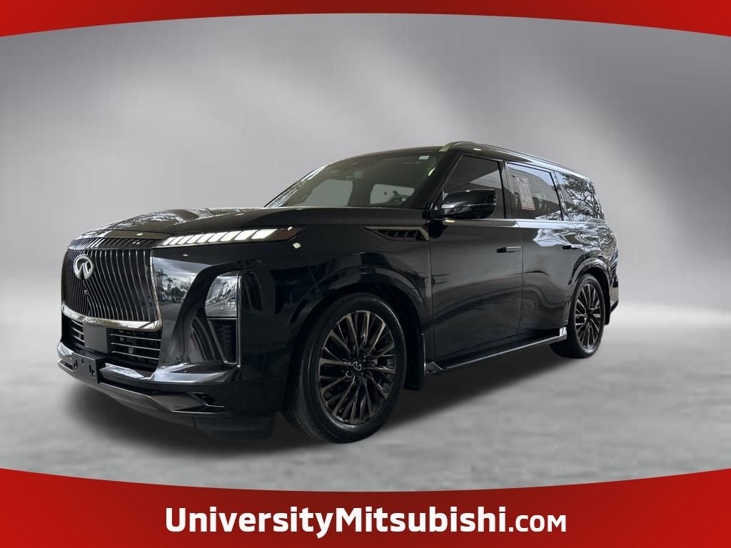 Mineral Black 2025 INFINITI QX80 Autograph 4WD SUV / Crossover All-Wheel Drive 9-Speed Automatic