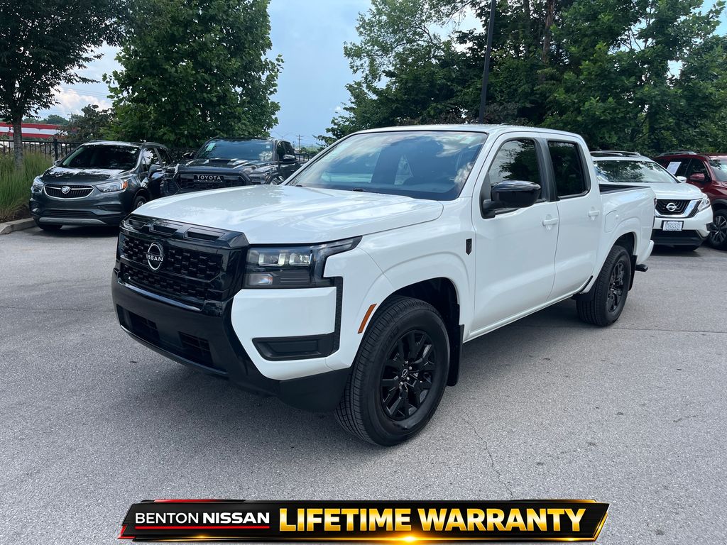 2026 Glacier White Nissan Frontier SV RWD Truck