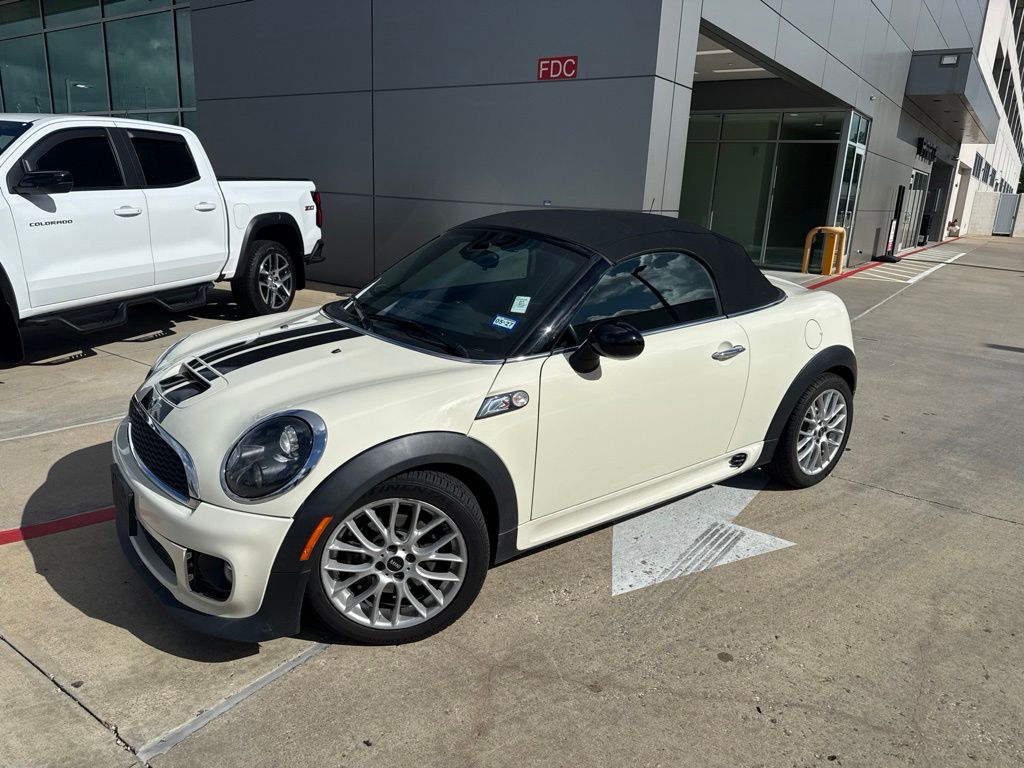 White / Black 2015 MINI Roadster S FWD Convertible Front-Wheel Drive 6-Speed Automatic