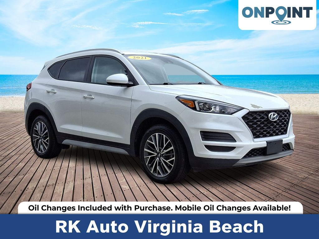 White Cream 2021 Hyundai Tucson SEL AWD SUV / Crossover All-Wheel Drive 6-Speed Automatic