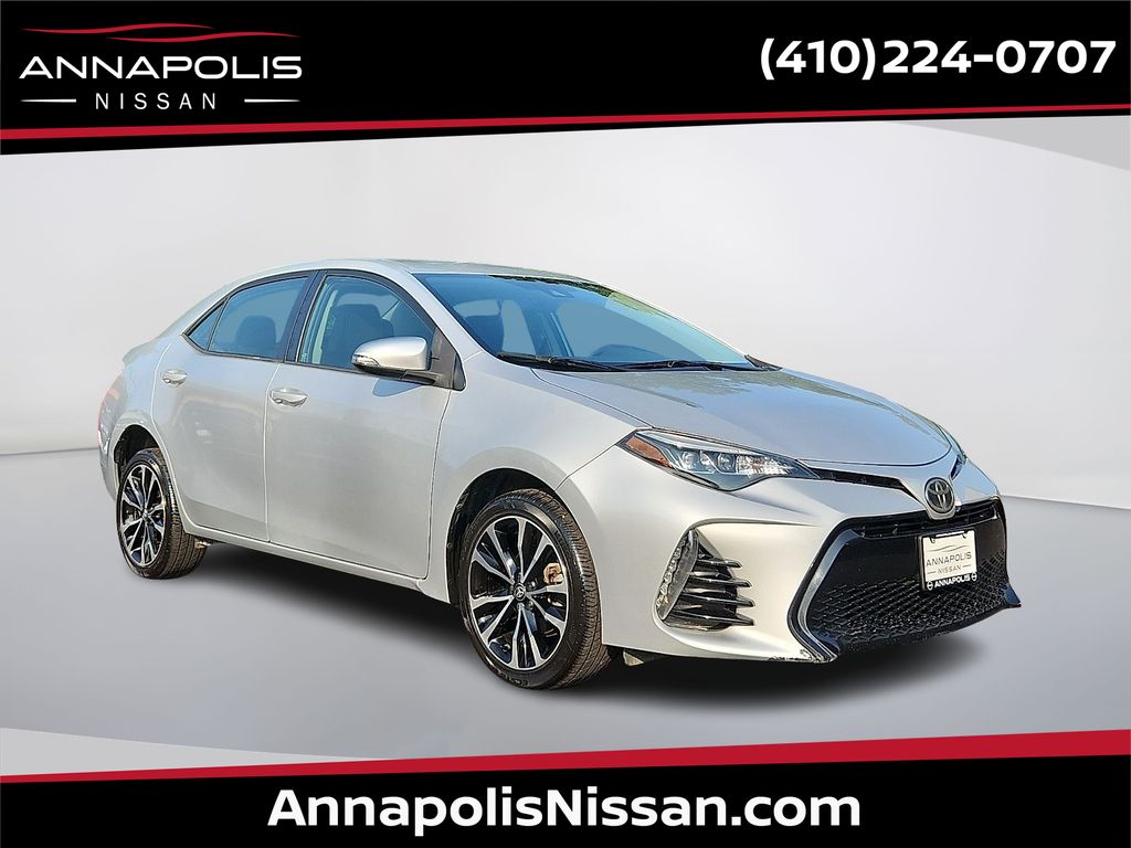 Classic Silver Metallic 2017 Toyota Corolla Sedan Front-Wheel Drive Continuously Variable Transmission