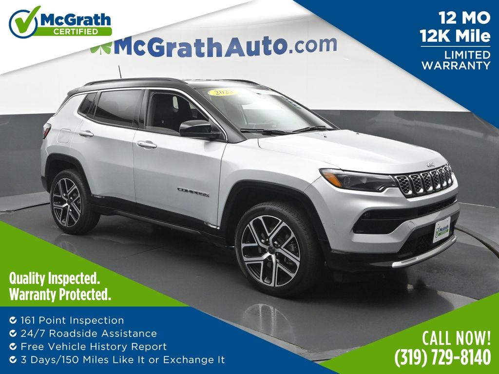 Silver Zynith Metallic Clearcoat 2025 Jeep Compass SUV / Crossover Four-Wheel Drive 8-Speed Automatic