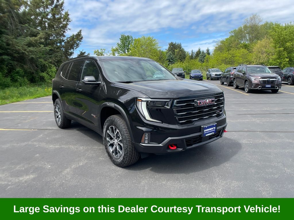Black (Ebony Twilight Metallic) 2026 GMC Acadia SUV / Crossover Four-Wheel Drive 8-Speed Automatic