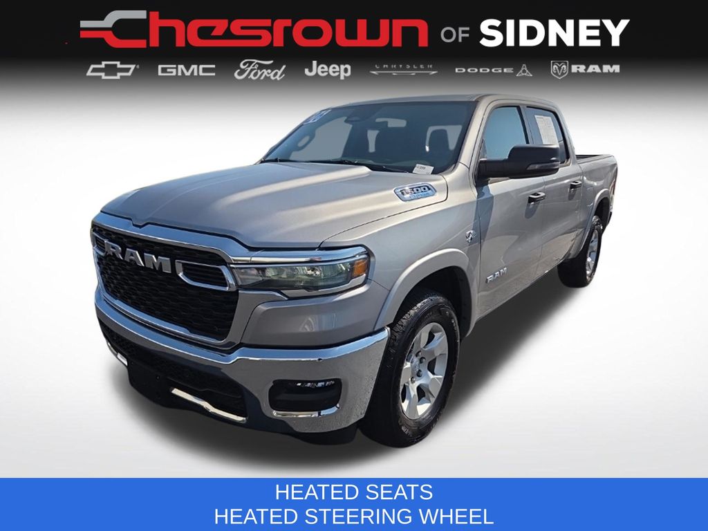 Billet Silver Metallic Clearcoat 2026 RAM 1500 Pickup Truck Four-Wheel Drive 8-Speed Automatic