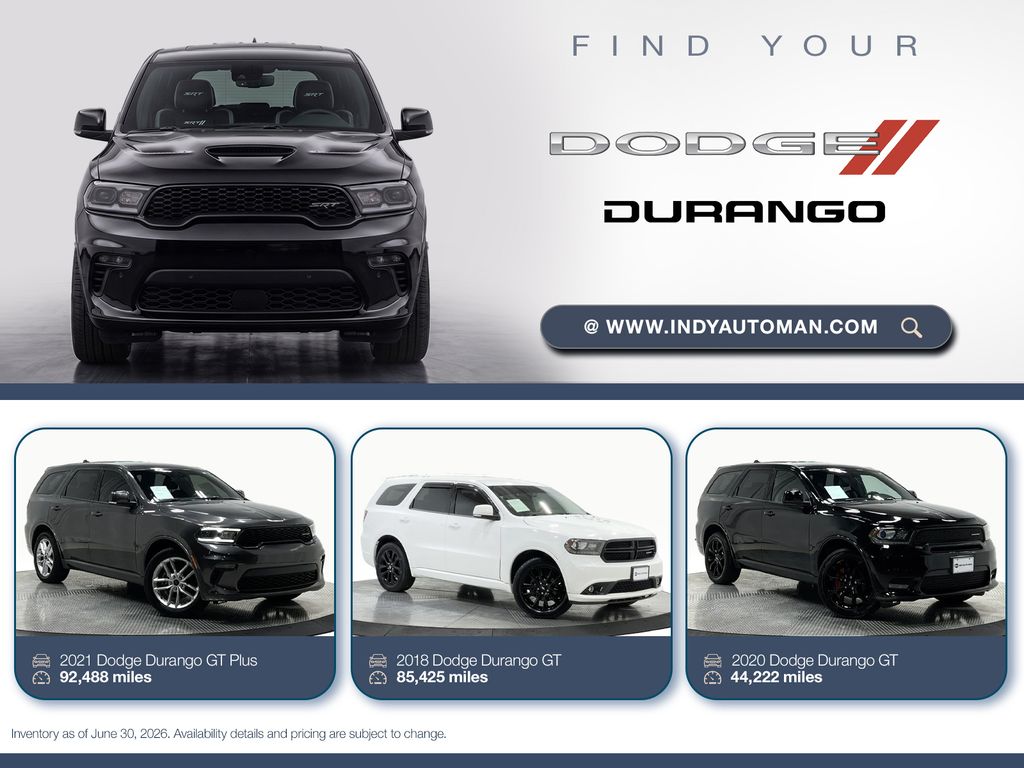 Silver (Billet Clearcoat) 2021 Dodge Durango SUV / Crossover All-Wheel Drive 8-Speed Automatic