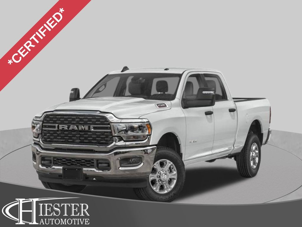 Bright White Clearcoat 2024 RAM 2500 Pickup Truck Four-Wheel Drive 6-Speed Automatic