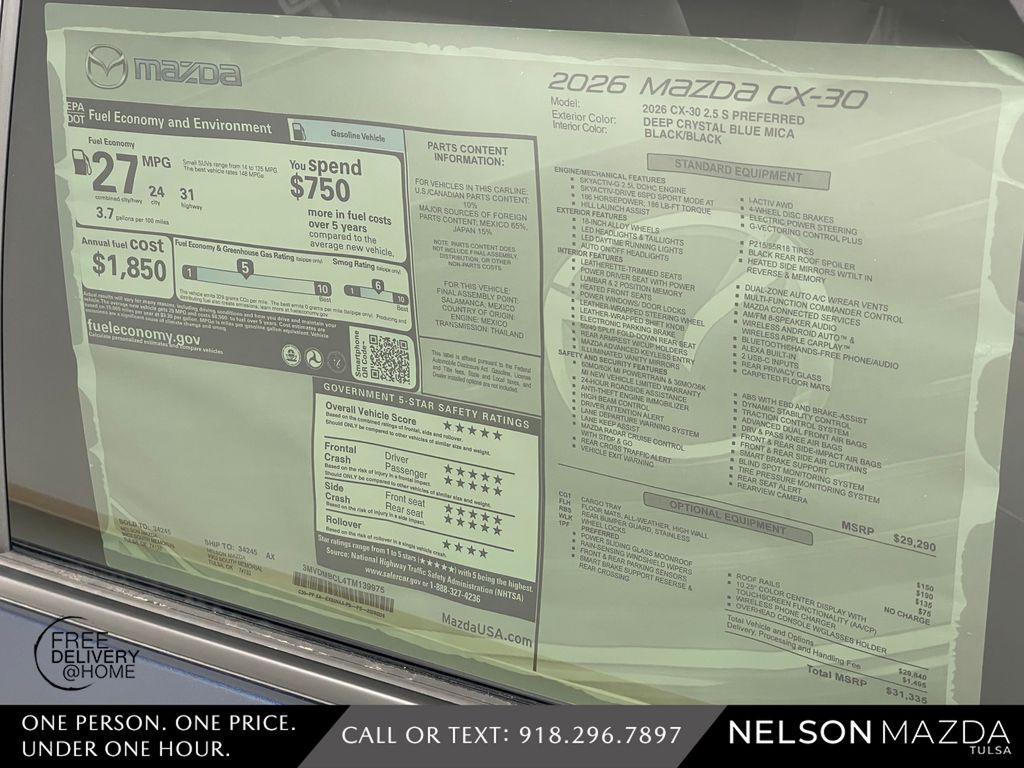 New 2026 Blue Mazda 2.5 S Preferred image 17