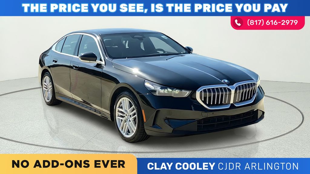 Black Sapphire Metallic 2025 BMW 5 Series Sedan Rear-Wheel Drive 8-Speed Automatic