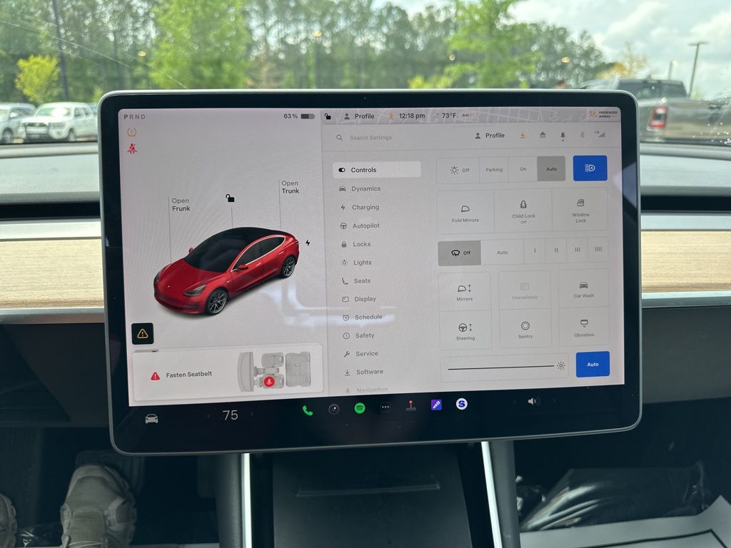 2018 Red Multi-Coat Tesla Model 3 Long Range AWD Sedan