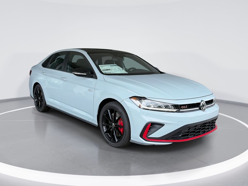 Monument Gray w/Deep Black Roof 2026 Volkswagen Jetta GLI Sedan Front-Wheel Drive 6-Speed Manual