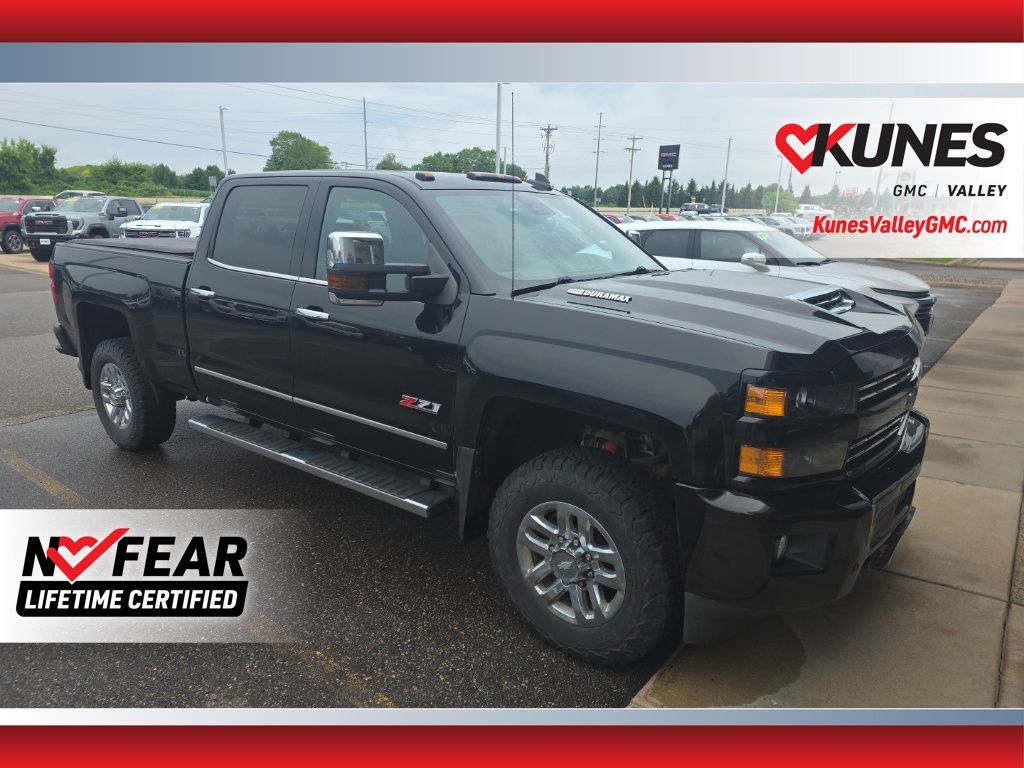 Black 2019 Chevrolet Silverado 3500HD Pickup Truck Four-Wheel Drive 6-Speed Automatic