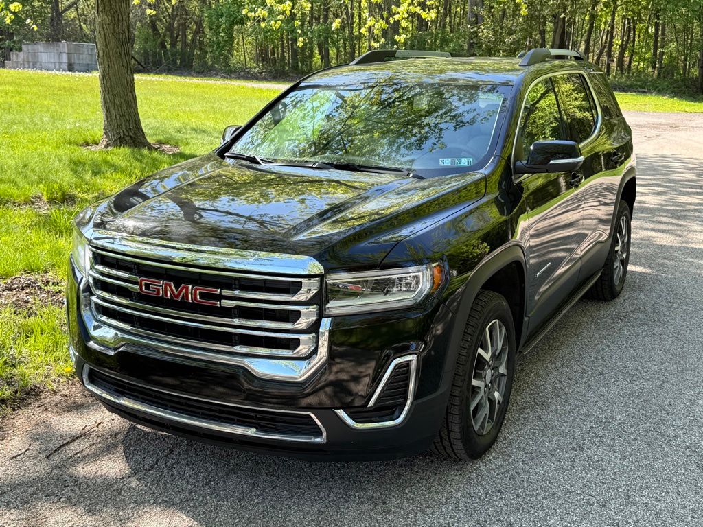 Black (Ebony Twilight Metallic) 2023 GMC Acadia SLE AWD SUV / Crossover Four-Wheel Drive 9-Speed Automatic
