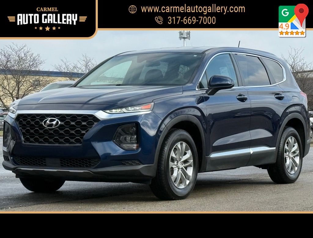 Stormy Blue 2019 Hyundai Santa Fe SUV / Crossover Front-Wheel Drive 8-Speed Automatic