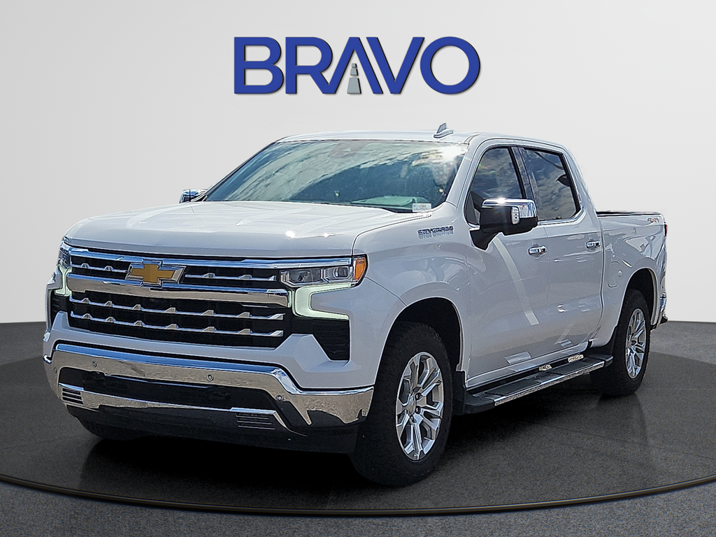 Summit White 2023 Chevrolet Silverado 1500 Pickup Truck Four-Wheel Drive Automatic