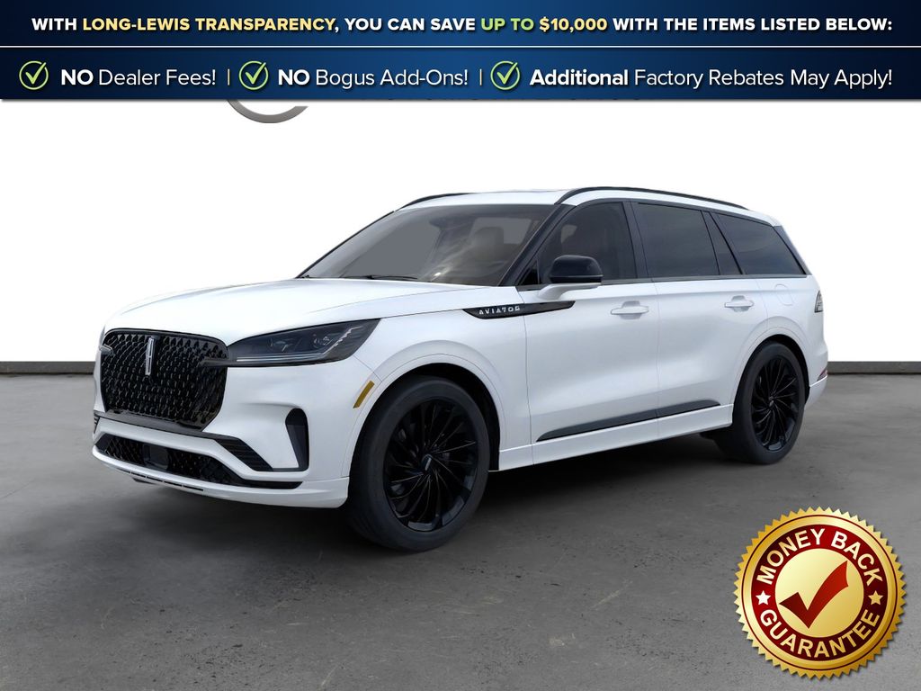 Pristine White Metallic Tri-Coat 2026 Lincoln Aviator SUV / Crossover All-Wheel Drive Automatic