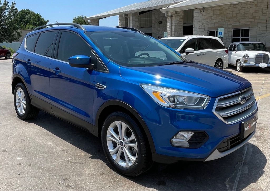 2018 Ford Escape SEL Blue at Shottenkirk Kia Fort Bend