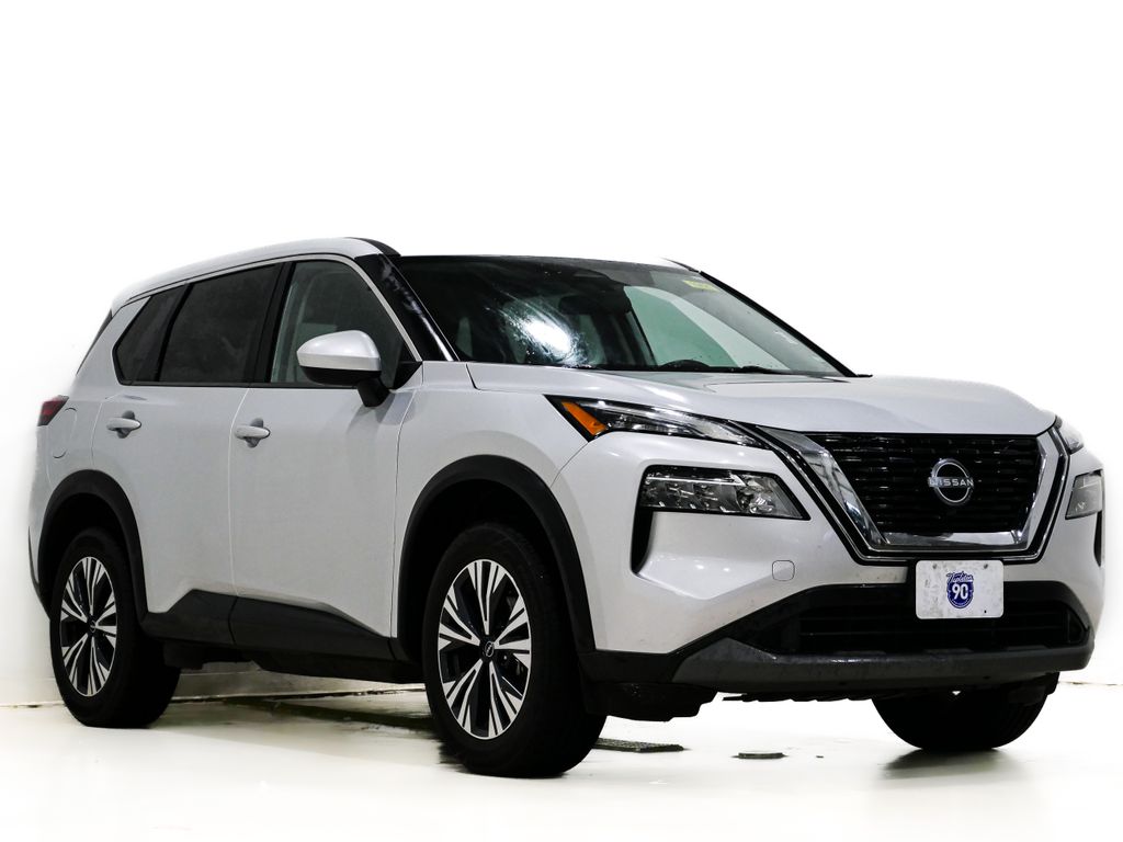 Brilliant Silver Metallic 2023 Nissan Rogue SV FWD SUV / Crossover Front-Wheel Drive Continuously Variable Transmission