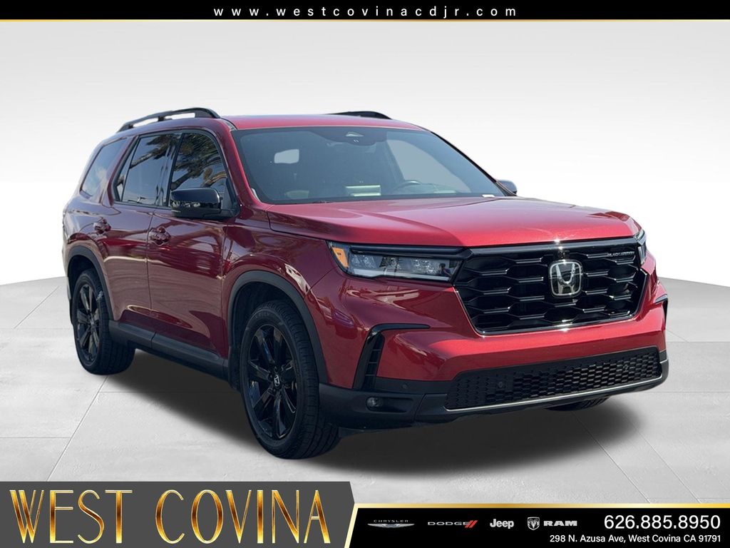 Radiant Red 2025 Honda Pilot SUV / Crossover All-Wheel Drive Automatic