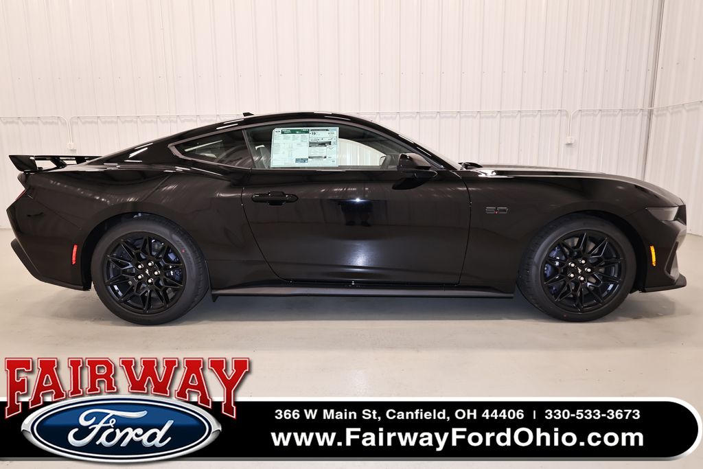 Shadow Black 2026 Ford Mustang GT Premium Fastback RWD Coupe Rear-Wheel Drive Automatic