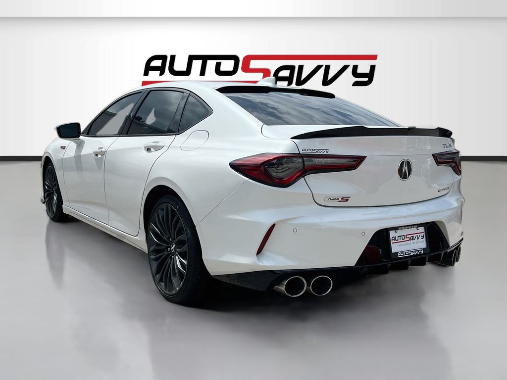 2023 Acura TLX Type S White at Texan Dodge Chrysler Jeep Ram