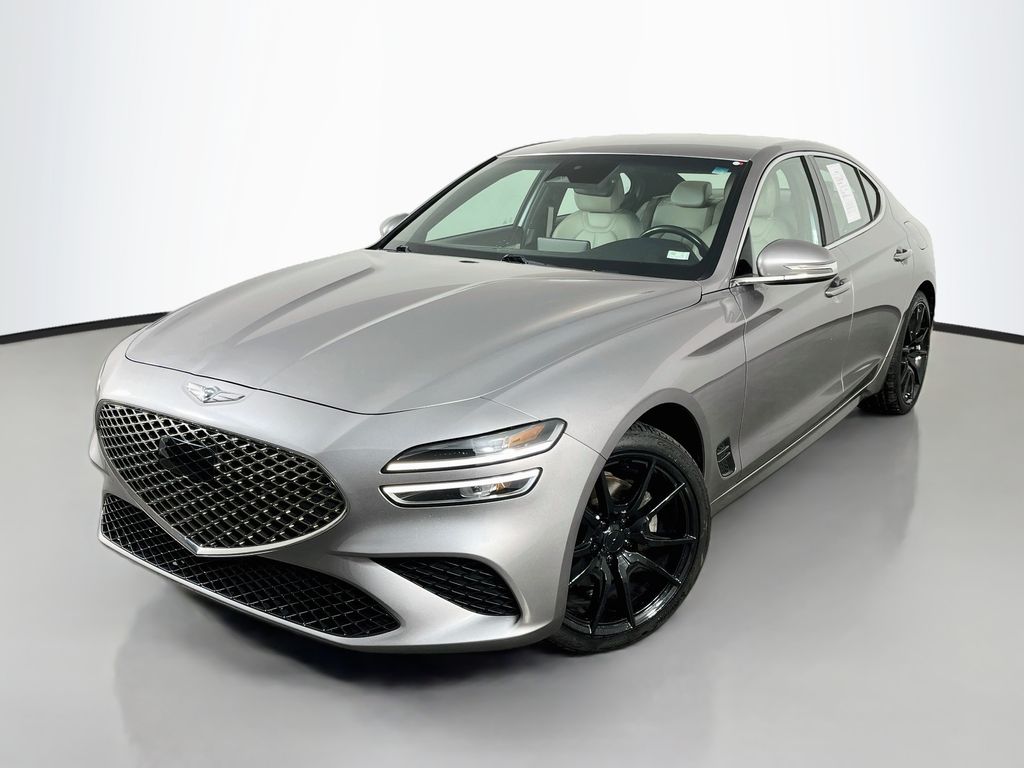 Savile Silver 2023 Genesis G70 Sedan Rear-Wheel Drive 8-Speed Automatic
