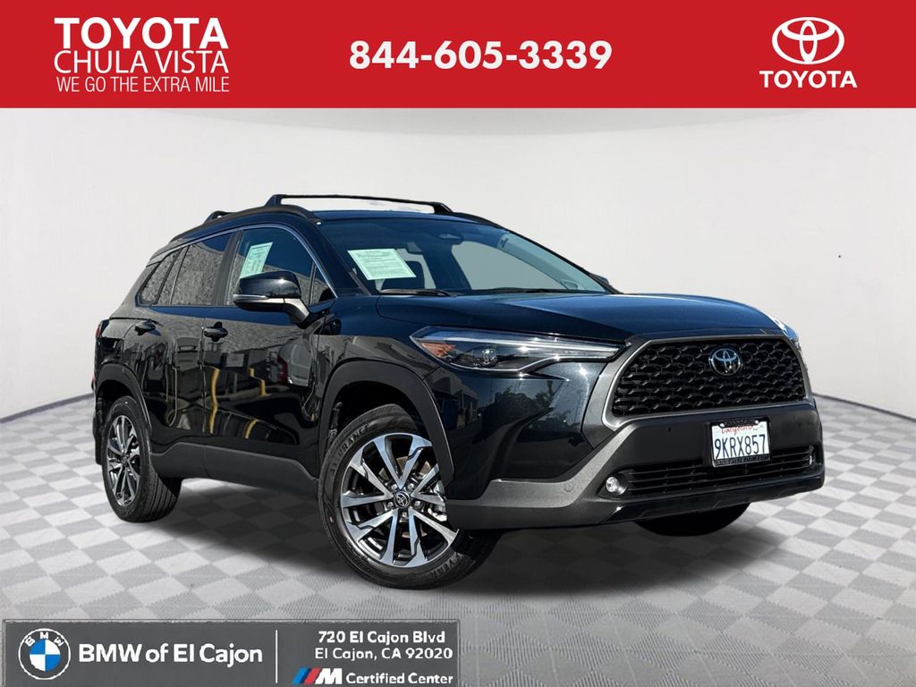 Jet Black 2024 Toyota Corolla Cross XLE AWD SUV / Crossover All-Wheel Drive Continuously Variable Transmission
