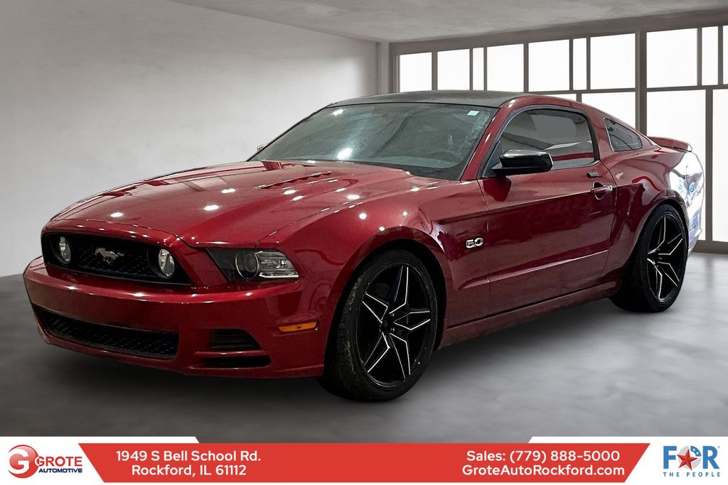Ruby Red Metallic 2014 Ford Mustang GT Premium Coupe RWD Coupe Rear-Wheel Drive 6-Speed Manual