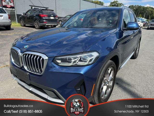 Blue 2022 BMW X3 SUV / Crossover All-Wheel Drive 8-Speed Automatic
