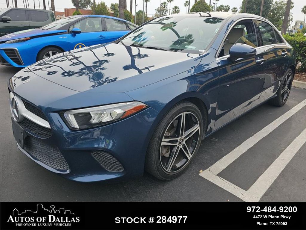 Blue 2021 Mercedes-Benz A-Class A 220 4MATIC Sedan AWD Sedan All-Wheel Drive 7-Speed Automatic