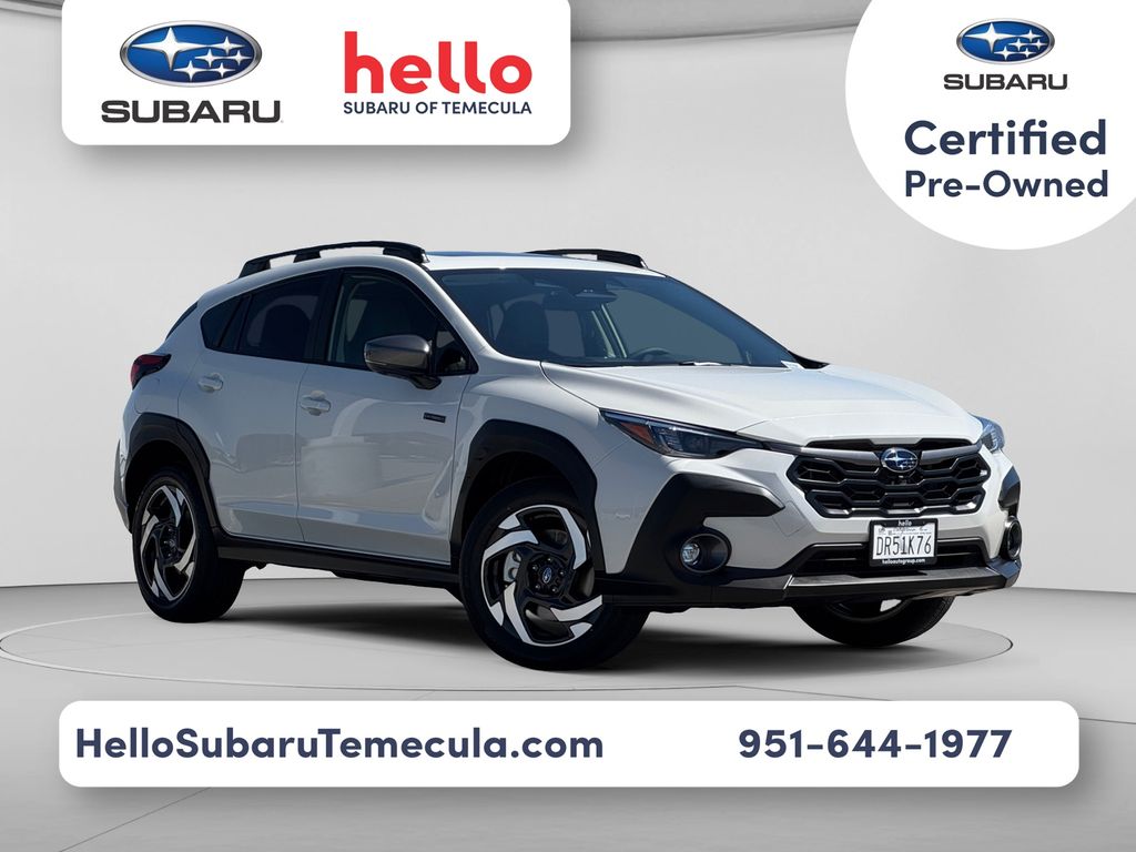 Crystal White Pearl 2026 Subaru Crosstrek Hybrid SUV / Crossover All-Wheel Drive Continuously Variable Transmission