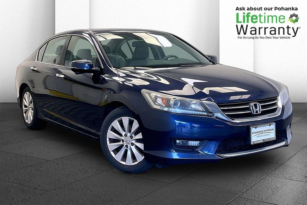 Blue (Dark) 2014 Honda Accord EX-L Sedan Front-Wheel Drive Continuously Variable Transmission