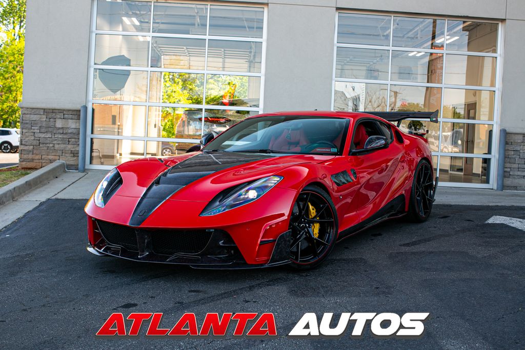 Red 2020 Ferrari 812 Superfast RWD Coupe Rear-Wheel Drive 7-Speed Automatic